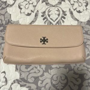 Pink Tory Burch Clutch